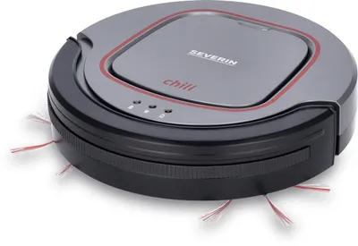 Produktbild von Saugroboter SEVERIN RB 7025 »chill®« Reinigungsbürste Ersatzfilter Rundbürsten RB 7025 aus Kunststoff, grauschwarzweinrot Elektrischer Staubsauger Robot Staubsauger Roboter Staubsauger Saug Roboter Staubsauger Roboter
