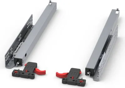 Produktbild von SOTECH 1 Paar (2 St.) Unterflurführung Vollauszug Softclose Länge 400 mm Tragkraft 40 kg 2D-verstellbar
