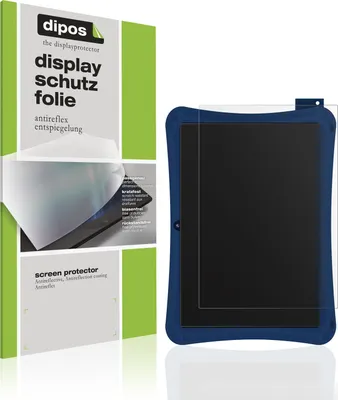 Produktbild von 2x Schutzfolie für WeTapble Kids Tablet 7 Zoll matt Displayschutzfolie Folie Display Schutz dipos