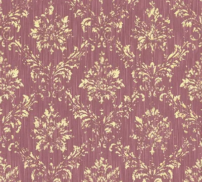 Produktbild von Architects Paper Barocktapete Metallic Silk Tapete mit Ornamenten Textiltapete rot gold 10,05 m x 0,53 m