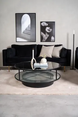 Produktbild von Venture Home Tisch Falsterbo Schwarz