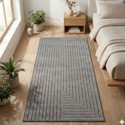 Zdjęcie produktu dla Carpetsale24 Dywan Zewn?trzny Nowoczesny Boho Design Efekt 3D Odporny na UV Idealny na Taras do Salonu i Kuchni, Rozmiar: 80x150 cm