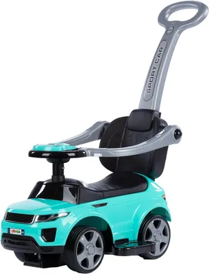 Produktbild von moovkee Rutschauto ab 1 Jahr – Stabiler und sicherer Rutscher für Kinder bis 25 kg mit Kippsperre und Gummirädern – leises Baby Car für drinnen und draußen, kratzfrei