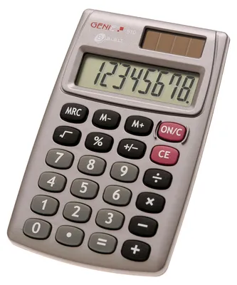 Produktbild von GENIE Taschenrechner 215 P 8-stellig