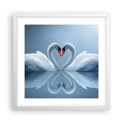 Produktbild von Gerahmtes Poster - Weißer Rahmen - Ladung Dampf Wasser - 40x40 cm - Wand Bild - Wanddeko - Wandbilder - Kunstposter - Wandposter - Bilderrahmen - Bilder - Kunstdruck - Wandbild - P2WAC40x40-3541