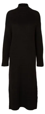 Productafbeelding van SELECTED FEMME Slfmaline gebreide jurk met hoge hals en strikdetail