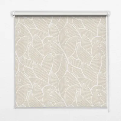 Produktbild von Seitenzug-Rollo Fensterrollo Jalousie - Thermo-Rollo Verdunkelungsrollo - 140x180 cm - Blätter