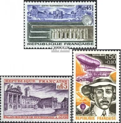 Produktbild von Briefmarken Frankreich 1973 Mi 1832,1833,1834 (kompl.Ausg.) postfrisch Telefon