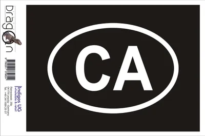 Produktbild von Aufkleber / Autoaufkleber - JDM / Die cut / Auto / OEM - Kanada CA - 160x110mm gold - Heckscheibe / Heckscheibenaufkleber