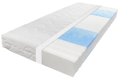 Obrázok produktu pre Matrac Blue Vision 100x200, výška 19 cm, 7-zónový matrac z studenej peny H4, certifikát Blue Angel, certifikát Öko-Tex, vyrobené v Nemecku