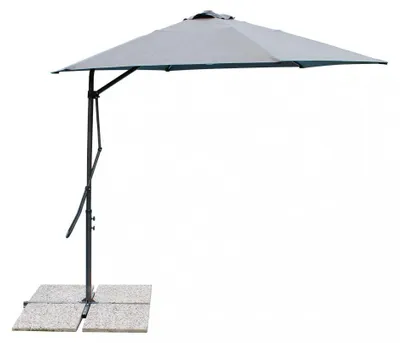 Immagine prodotto di Ombrellone da Giardino Zenith Decentrato Ø3 m in Acciaio Grigio
