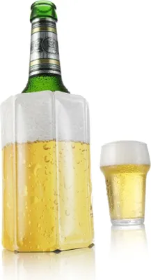 Produktbild von Vacu Vin Active Beer Cooler, Glasflasche, Bier, Weiß, Gelb, Abbildung, 5 min, 1 Stück(e)