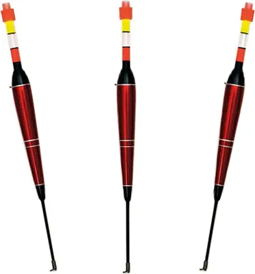 Produktbild von 3 Aalposen rot Knicklicht Posen Set
