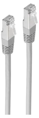 Produktbild von shiverpeaks BASIC-S Patchkabel, Kat. 6, S/FTP, grau, 3,00 m