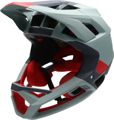 Produktbild von FOX PROFRAME BLOCKED Downhillhelm L in grün