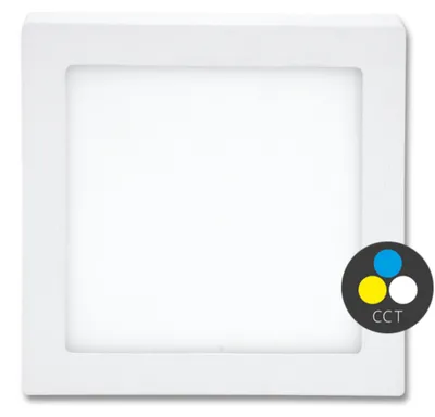 Zdjęcie produktu dla Oprawa natynkowa Ecolite SMD 30 x 30 cm, 25 W, CCT, IP44, 2260 lm, LED-CSQ-CCT/25W/BI