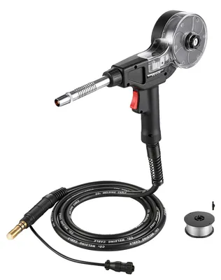 Produktbild von VEVOR 250A MIG-Schweißpistole mit 4,57 m Kabel, Ersatz für Miller MDX-250 - mit 11 Stück MIG-Schweißkontaktspitzen, Miller-a, Spoolmate 100