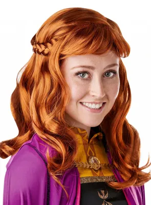 Produktbild von Anna-Perücke für Damen Frozen 2 orange