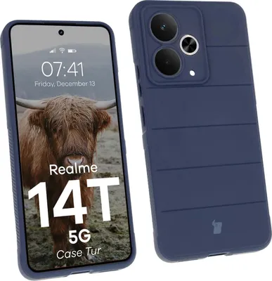 Produktbild von Robuste Handyhülle für Realme 14T 5G, Bizon Case Tur, Dunkelblau