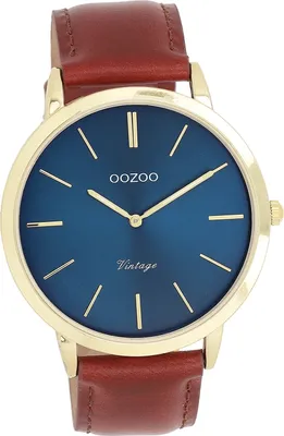 Produktbild von Oozoo Damen Herren Armbanduhr braun Analog Vintage Series Lederarmband D2UOC20388