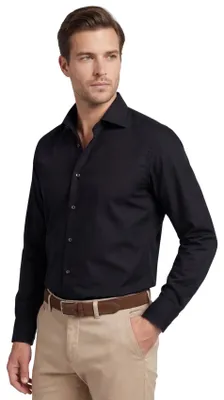 Produktbild von Ledub slim fit overhemd, zwart
