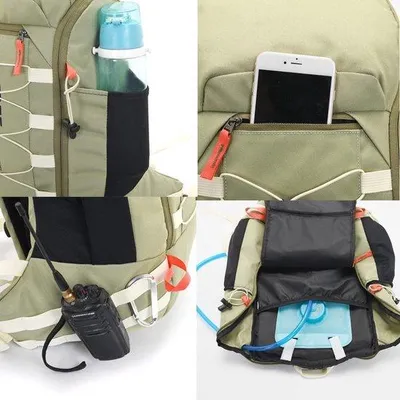 Produktbild von Famanu Rucksack 40L wasserdicht mit Regenhülle - leicht und vielseitig