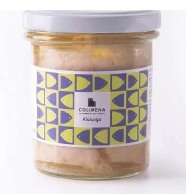 Obrázok produktu pre Biele tuňacie filety v olivovom oleji, 180 g - Colimena