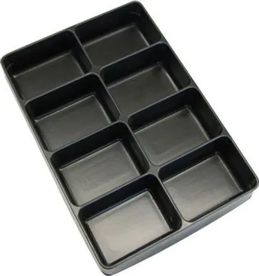 Produktbild von Einleger / Einteiler schwarz 8-fach