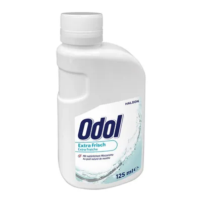 Produktbild von Odol Mundwasser extra frisch mit natürlichem Minzaroma 125ml 4er Pack