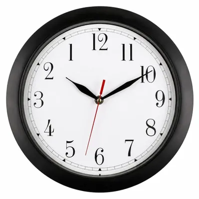 Wandklok mit Rückwärtslauf, Ø 29 cm, modernes Design, Quarzwerk