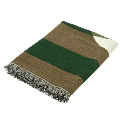 Produktbild von Lambert Laszlo Plaid, salbei/elfenbein/camel, 130x170 cm 70211