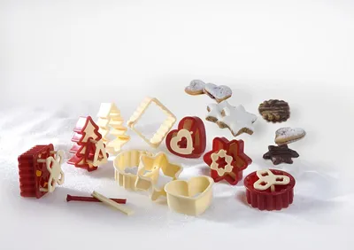 Immagine prodotto di Gsd Linzer tagliabiscotti in plastica, 12 pezzi