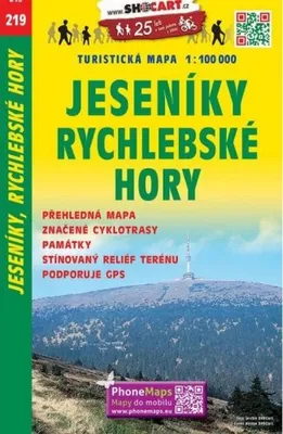 Obrázek produktu pro SC 219 Jeseníky, Rychlebské hory 1:100 000
