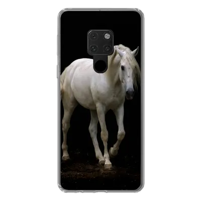 Produktbild von MuchoWow® Handyhülle Schutzhülle Hülle für Huawei P40 Lite Pferde - Nutztiere - Schwarz Silikon Softcase Handy Hülle - Handy