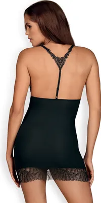 Obrázek produktu pro Obsessive - Chiccanta Černá košilka a tanga S/M