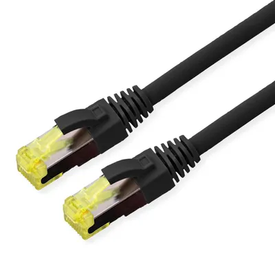 Zdjęcie produktu dla ROLINE 21.15.0755, 5 m, Cat6a, S/FTP (S-STP), RJ-45, RJ-45, Czarny