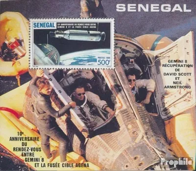 Produktbild von Briefmarken Senegal 1987 Mi Block48 (kompl.Ausg.) postfrisch Raumfahrt