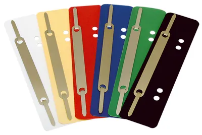 Produktbild von Heftstreifen 3192 PP Metalldeckl. sortiert 250 Stück Packung mit 20 Stück