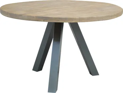 Produktbild von SIT Möbel Tisch rund | Platte Mango natur | Gestell Metall grau | B120 x T120 x H76 cm | 07107-70 | Serie TABLES & CO