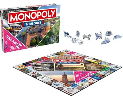 Produktbild von MONOPOLY Toulouse – Brettspiel – GEWINNZÜGE – 2 bis 6 Spieler – Ab 8 Jahren