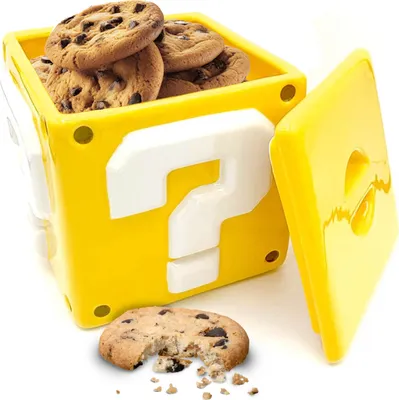 Produktbild von Super Mario Keksdose Fragezeichenblock Keramik Nintendo
