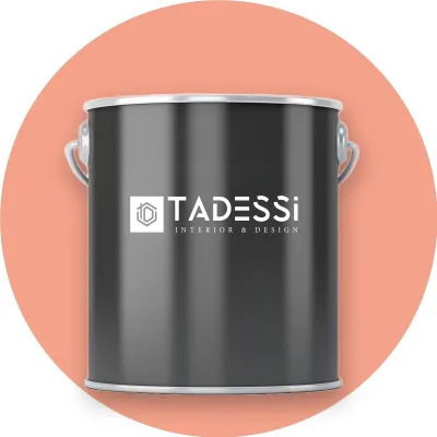 Produktbild von TADESSI Wandfarbe Rosa - Aprikose mitteldunkel - abwaschbare Innenfarbe matt - Dispersionsfarbe - Geruchsarm und Lösemittelfrei - 5 Liter Gebinde