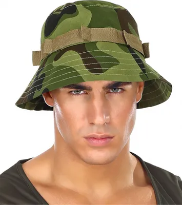 Produktbild von Camouflage Bucket Hat als Fischerhut