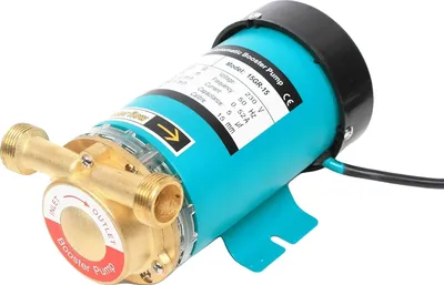 Zdjęcie produktu dla Pompa wspomagająca, automatyczna cyrkulacja, zastosowanie domowe, UE, 220 V, cyjan