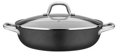 Servierpfanne Gusseisen Ø 30 cm, schwarz, antihaftbeschichtet