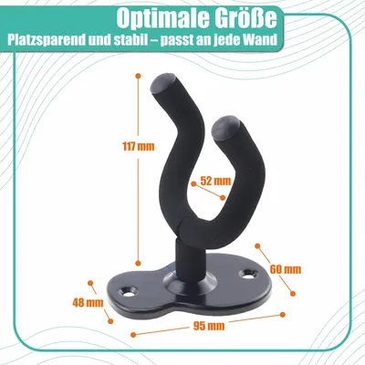 Produktbild von Gitarren Wandhalter 4er Set