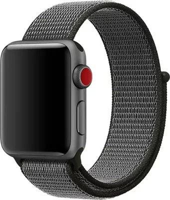 Image de Devia, bracelet en nylon pour Apple Watch 38/40/41mm, noir
