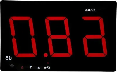 Productafbeelding van Famanu digitaal geluidsniveau-meetapparaat voor wandmontage, meetbereik 30 dB - 130 dB, met alarm