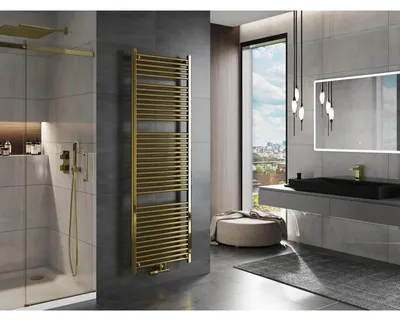 Obrázek produktu pro Mexen Mars koupelnový radiátor 1800 x 600 mm, 752 W, zlatý - W110-1800-600-00-50
