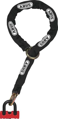 Produktbild von ABUS Schloss-Ketten-Kombi - Granit Power XS 67/105HB50 + 10KS120 black loop - Motorradschloss mit ABUS-Sicherheitslevel 16 - 120 mm Kettenlänge - Rot